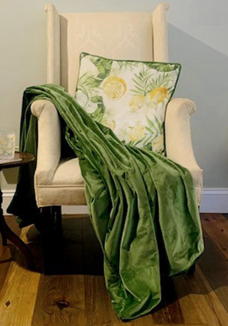 Cactus Lightweight Velvet Throw Cactus Lightweight Velvet Throw