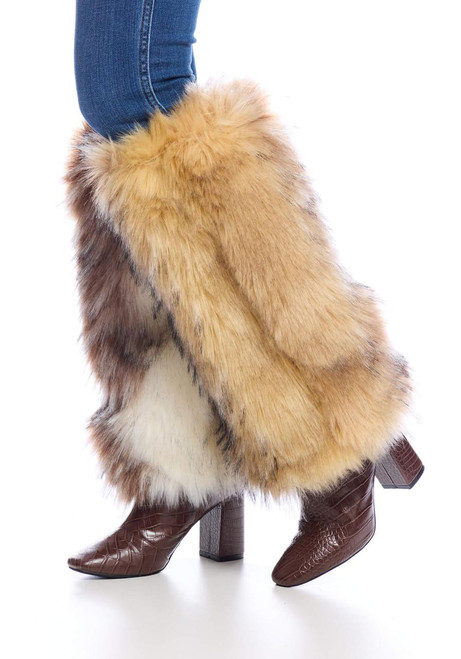 Fabulous-Furs Arctic Wolf Faux Fur Legwarmers  Fabulous-Furs Arctic Wolf Faux Fur Legwarmers