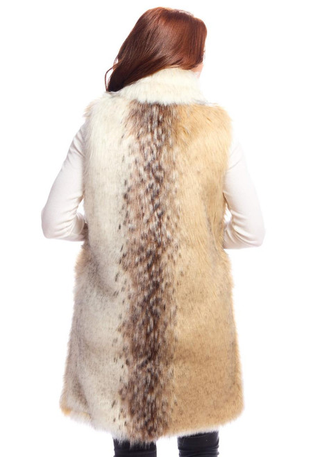Fabulous-Furs Arctic Wolf Faux Fur Stroller Vest  Fabulous-Furs Arctic Wolf Faux Fur Stroller Vest