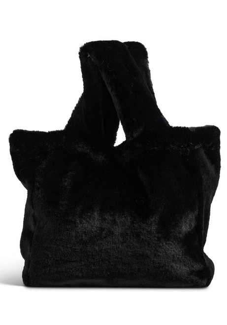 Fabulous-Furs Black Faux Fur Le Mink Tote  Fabulous-Furs Black Faux Fur Le Mink Tote