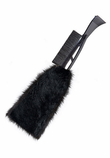 Fabulous-Furs Black Fox Faux Fur Deluxe Ice Scraper  Fabulous-Furs Black Fox Faux Fur Deluxe Ice Scraper