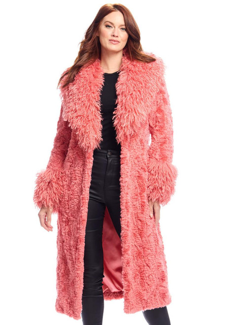 Fabulous-Furs Bubblegum Faux Fur Fri-Yay! Coat  Fabulous-Furs Bubblegum Faux Fur Fri-Yay! Coat