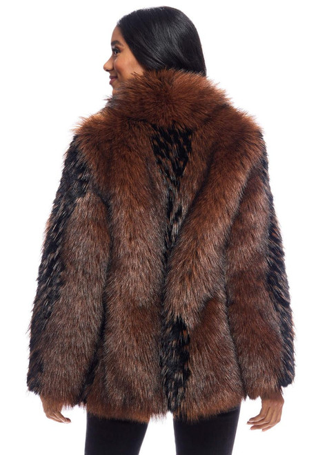 Fabulous-Furs Chocolate Fox Faux Fur Foxy Favorite Jacket  Fabulous-Furs Chocolate Fox Faux Fur Foxy Favorite Jacket
