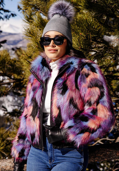 Fabulous-Furs Cosmo Fox Faux Fur Zip Jacket  Fabulous-Furs Cosmo Fox Faux Fur Zip Jacket