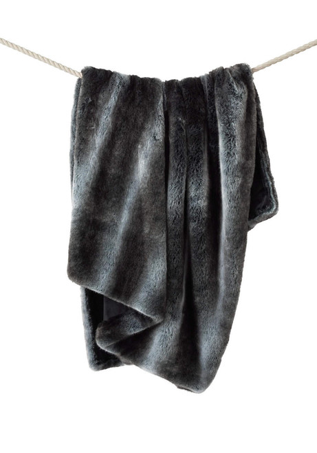 Fabulous-Furs Couture Collection Chinchilla Faux Fur Throws  Fabulous-Furs Couture Collection Chinchilla Faux Fur Throws