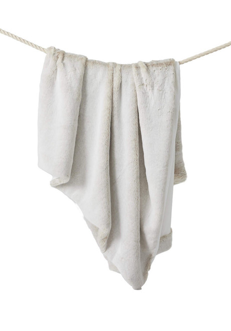 Fabulous-Furs Couture Collection Pearl Mink Faux Fur Throws  Fabulous-Furs Couture Collection Pearl Mink Faux Fur Throws