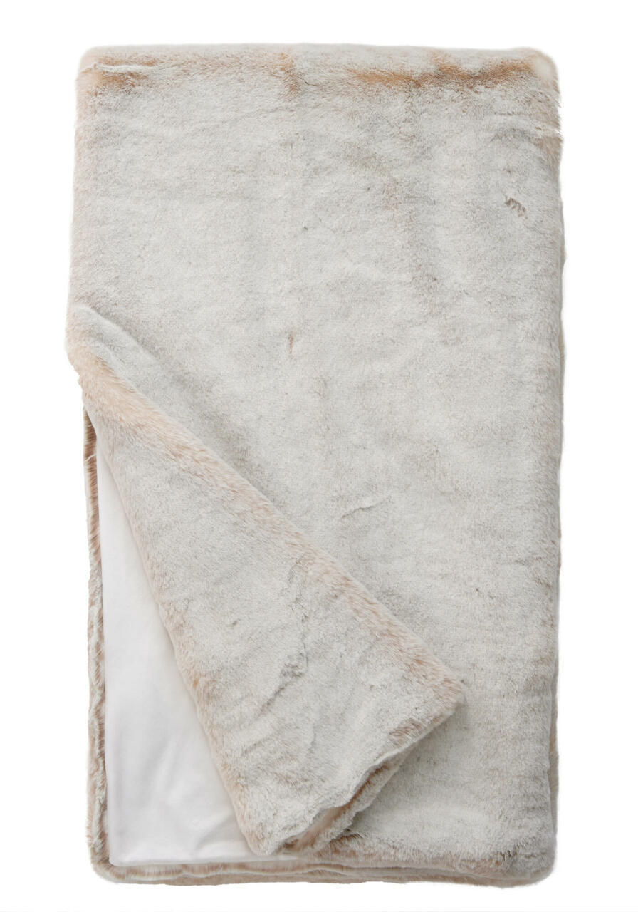 Fabulous-Furs Couture Collection Pearl Mink Faux Fur Throws  Fabulous-Furs Couture Collection Pearl Mink Faux Fur Throws