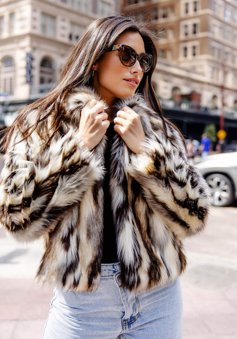 Fabulous-Furs Desert Dream Faux Fur Jacket  Fabulous-Furs Desert Dream Faux Fur Jacket