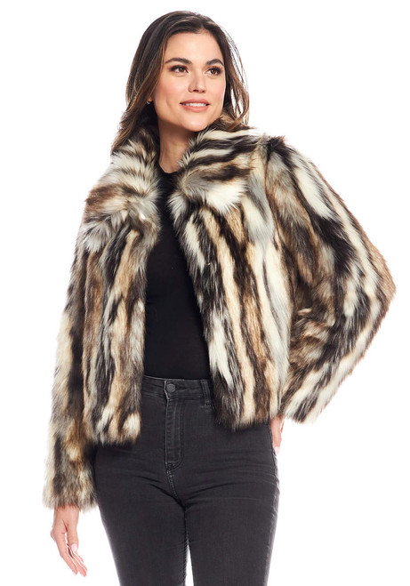 Fabulous-Furs Desert Dream Faux Fur Jacket  Fabulous-Furs Desert Dream Faux Fur Jacket