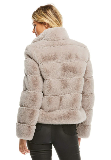 Fabulous-Furs Dove Faux Fur Posh Jacket  Fabulous-Furs Dove Faux Fur Posh Jacket