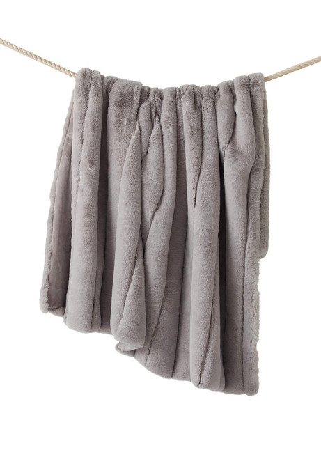 Fabulous-Furs Dove Faux Fur Posh Throw  Fabulous-Furs Dove Faux Fur Posh Throw