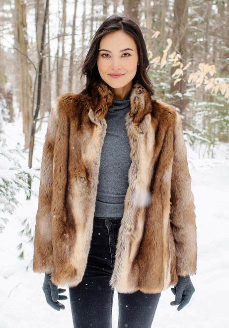 Fabulous-Furs Fisher Faux Fur Favorite Jacket  Fabulous-Furs Fisher Faux Fur Favorite Jacket