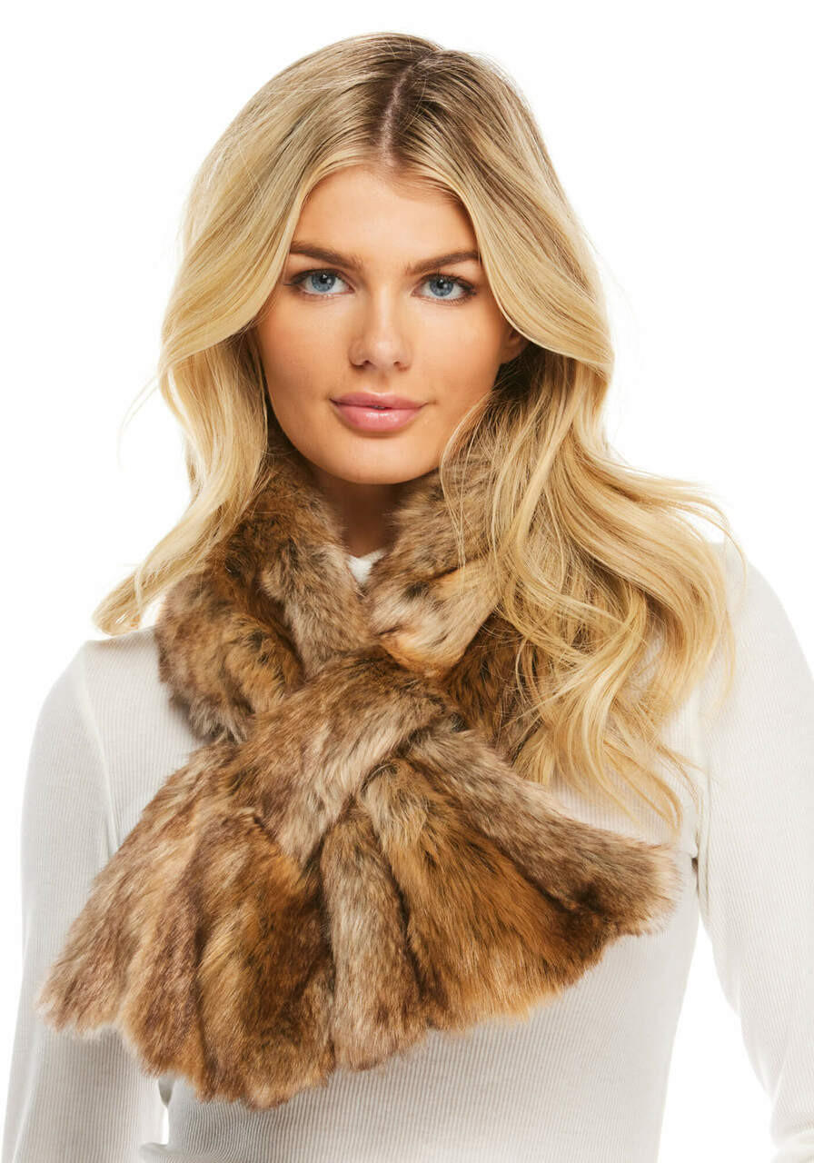 Fabulous-Furs Fisher Faux Fur Loop Scarf  Fabulous-Furs Fisher Faux Fur Loop Scarf