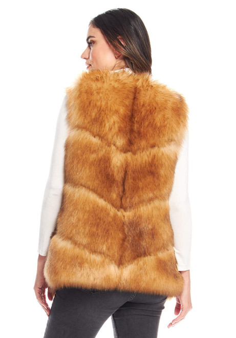 Fabulous-Furs Golden Fox Faux Fur Marlowe Vest  Fabulous-Furs Golden Fox Faux Fur Marlowe Vest