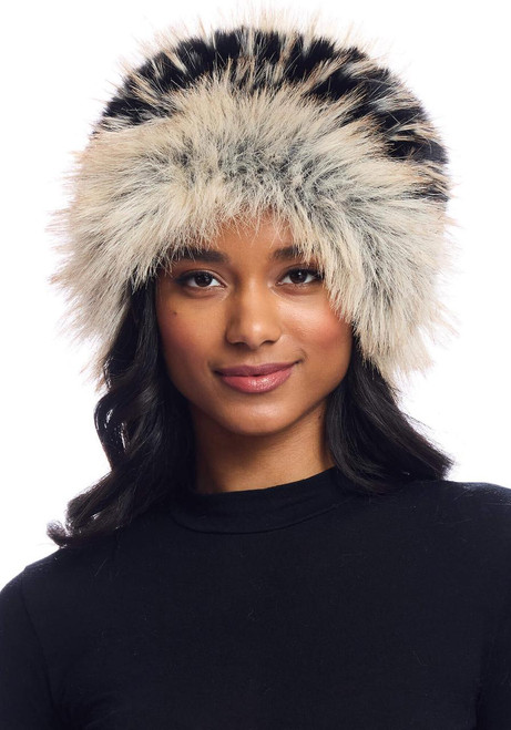 Fabulous-Furs Ivory Fox Faux Fur Cossack-Style Hat  Fabulous-Furs Ivory Fox Faux Fur Cossack-Style Hat