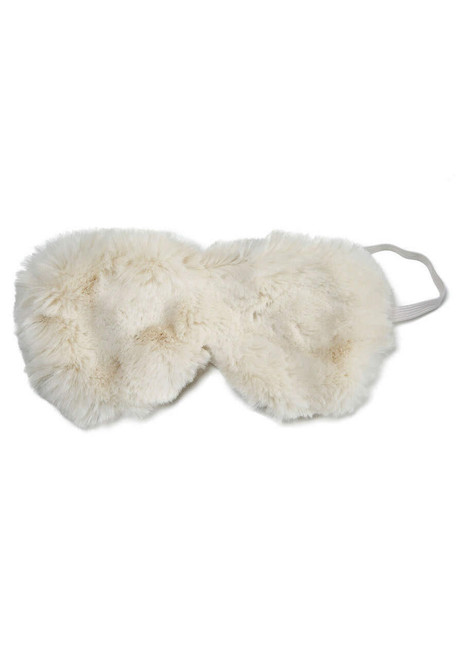 Fabulous-Furs Ivory Mink Faux Fur Eyemask  Fabulous-Furs Ivory Mink Faux Fur Eyemask