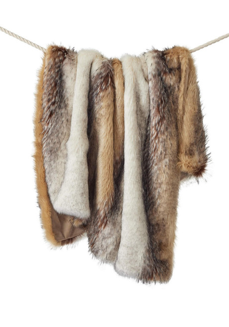 Fabulous-Furs Limited Edition Arctic Wolf Faux Fur Throws  Fabulous-Furs Limited Edition Arctic Wolf Faux Fur Throws