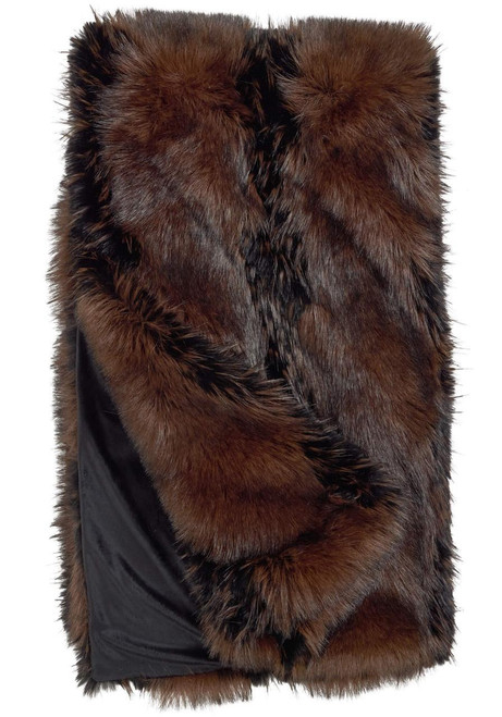 Fabulous-Furs Limited Edition Chocolate Fox Faux Fur Throws  Fabulous-Furs Limited Edition Chocolate Fox Faux Fur Throws