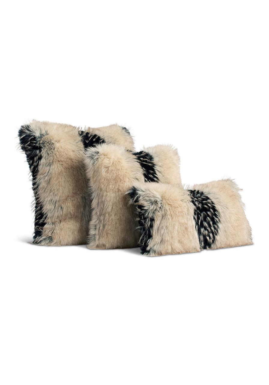 Fabulous-Furs Limited Edition Ivory Fox Faux Fur Pillows  Fabulous-Furs Limited Edition Ivory Fox Faux Fur Pillows