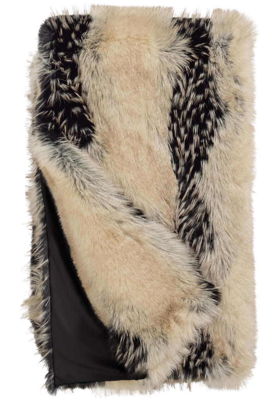 Fabulous-Furs Limited Edition Ivory Fox Faux Fur Throws  Fabulous-Furs Limited Edition Ivory Fox Faux Fur Throws