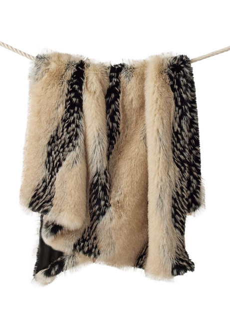 Fabulous-Furs Limited Edition Ivory Fox Faux Fur Throws  Fabulous-Furs Limited Edition Ivory Fox Faux Fur Throws