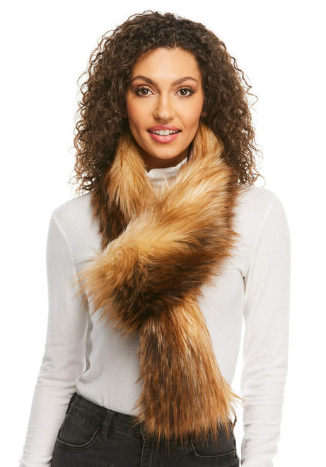 Fabulous-Furs Red Fox Faux Fur Loop Scarf  Fabulous-Furs Red Fox Faux Fur Loop Scarf