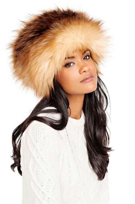 Fabulous-Furs Red Fox Faux Fur Cossack Style Hat Fabulous-Furs Red Fox Faux Fur Cossack Style Hat