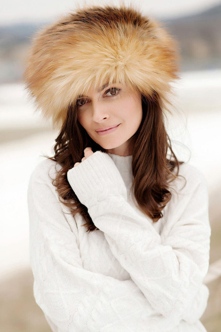 Fabulous-Furs Red Fox Faux Fur Cossack Style Hat Fabulous-Furs Red Fox Faux Fur Cossack Style Hat