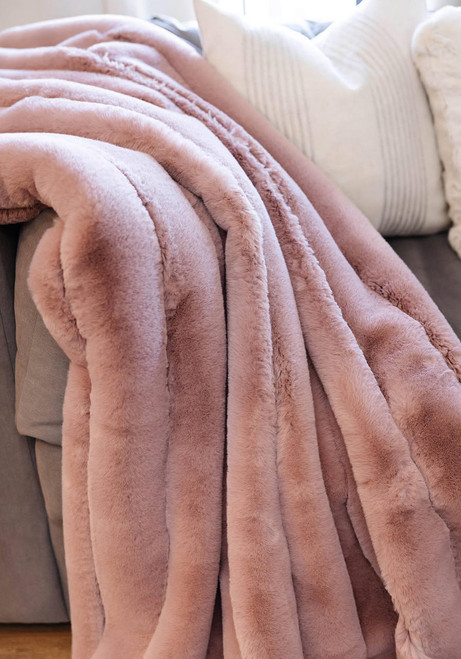 Fabulous-Furs Rosewood Faux Fur Posh Throw Fabulous-Furs Rosewood Faux Fur Posh Throw