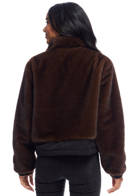 Fabulous-Furs Sable Insta Reversible Faux Fur Zip Jacket  Fabulous-Furs Sable Insta Reversible Faux Fur Zip Jacket