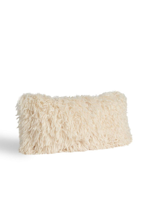 Fabulous-Furs Signature Series Cream Mongolian Faux Fur Pillows  Fabulous-Furs Signature Series Cream Mongolian Faux Fur Pillows