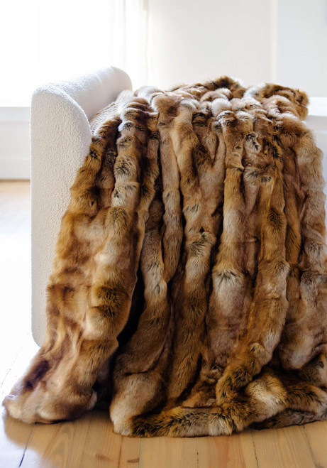 Fabulous-Furs Signature Series Fisher Faux Fur Throws  Fabulous-Furs Signature Series Fisher Faux Fur Throws