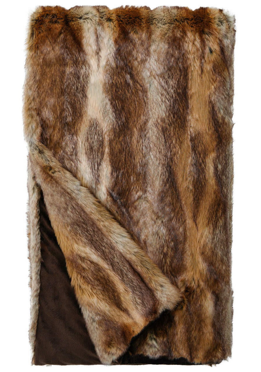 Fabulous-Furs Signature Series Fisher Faux Fur Throws  Fabulous-Furs Signature Series Fisher Faux Fur Throws