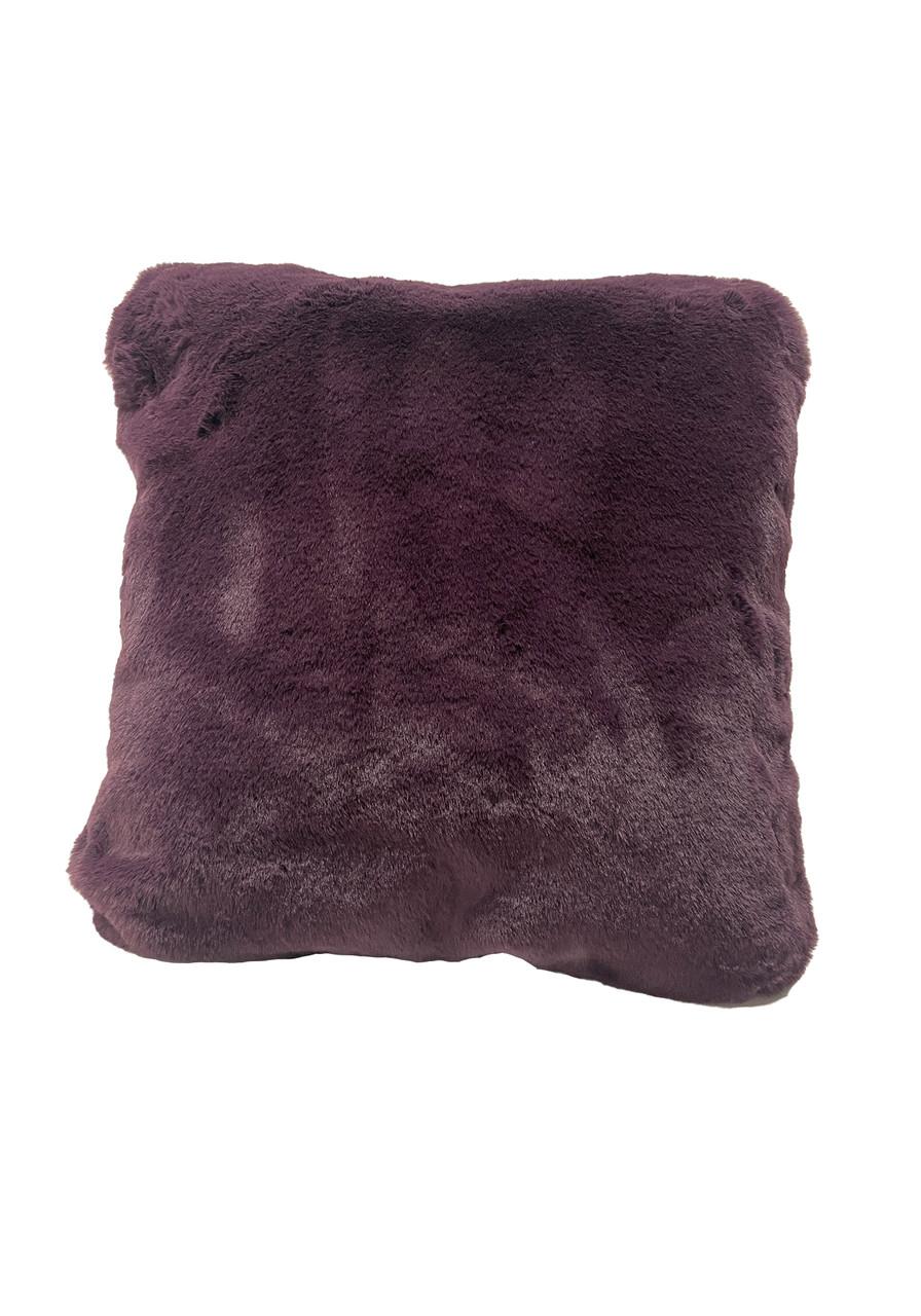 Fabulous-Furs Signature Series Plum Faux Fur Pillows Fabulous-Furs Signature Series Plum Faux Fur Pillows