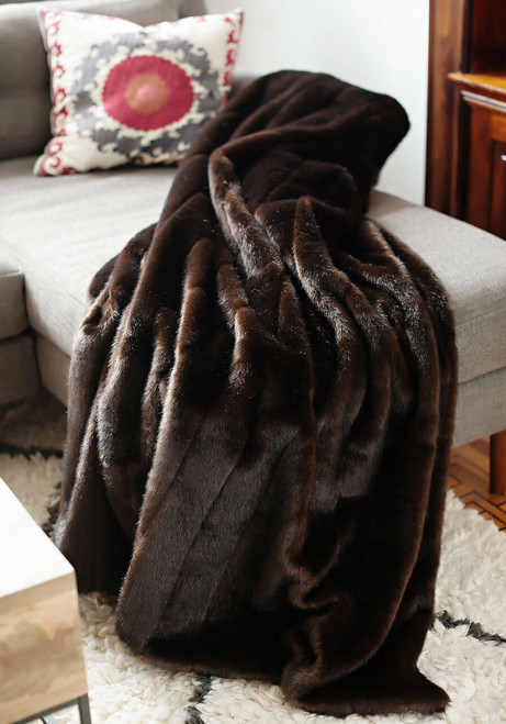 Fabulous-Furs Signature Series Sable Faux Fur Throws  Fabulous-Furs Signature Series Sable Faux Fur Throws