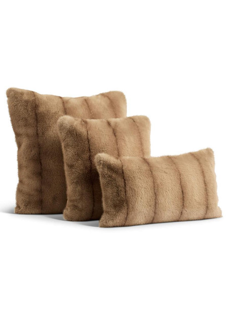 Fabulous-Furs Signature Series Vintage Mink Faux Fur Pillows  Fabulous-Furs Signature Series Vintage Mink Faux Fur Pillows