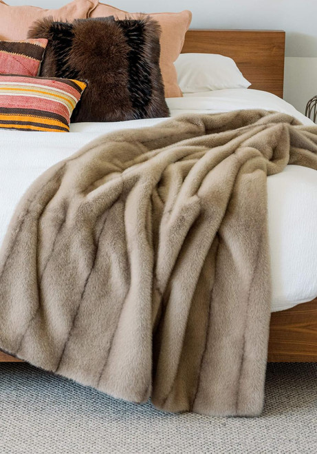 Fabulous-Furs Signature Series Vintage Mink Faux Fur Throws  Fabulous-Furs Signature Series Vintage Mink Faux Fur Throws
