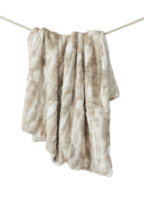 Fabulous-Furs Signature Series Winter Rabbit Faux Fur Throws  Fabulous-Furs Signature Series Winter Rabbit Faux Fur Throws
