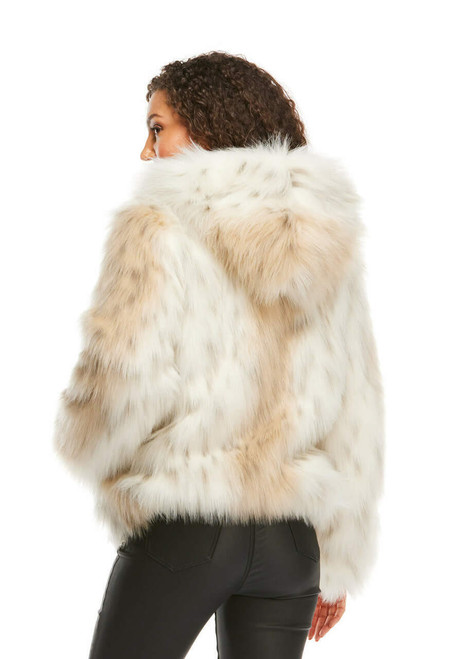 Fabulous-Furs Snow Lynx Faux Fur Hooded Parka  Fabulous-Furs Snow Lynx Faux Fur Hooded Parka