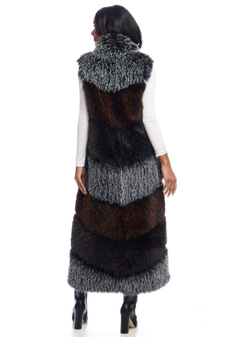 Fabulous-Furs Trendsetter Faux Fur Maxi Vest  Fabulous-Furs Trendsetter Faux Fur Maxi Vest