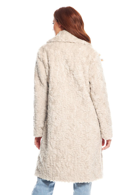 Fabulous-Furs Vintage Faux Fur Everywhere Persian Lamb Knee-Length Coat  Fabulous-Furs Vintage Faux Fur Everywhere Persian Lamb Knee-Length Coat