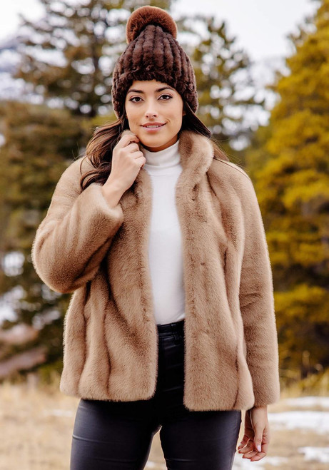 Fabulous-Furs Vintage Mink Faux Fur Favorite Jacket  Fabulous-Furs Vintage Mink Faux Fur Favorite Jacket