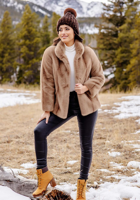 Fabulous-Furs Vintage Mink Faux Fur Favorite Jacket  Fabulous-Furs Vintage Mink Faux Fur Favorite Jacket