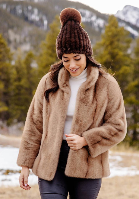 Fabulous-Furs Vintage Mink Faux Fur Favorite Jacket  Fabulous-Furs Vintage Mink Faux Fur Favorite Jacket