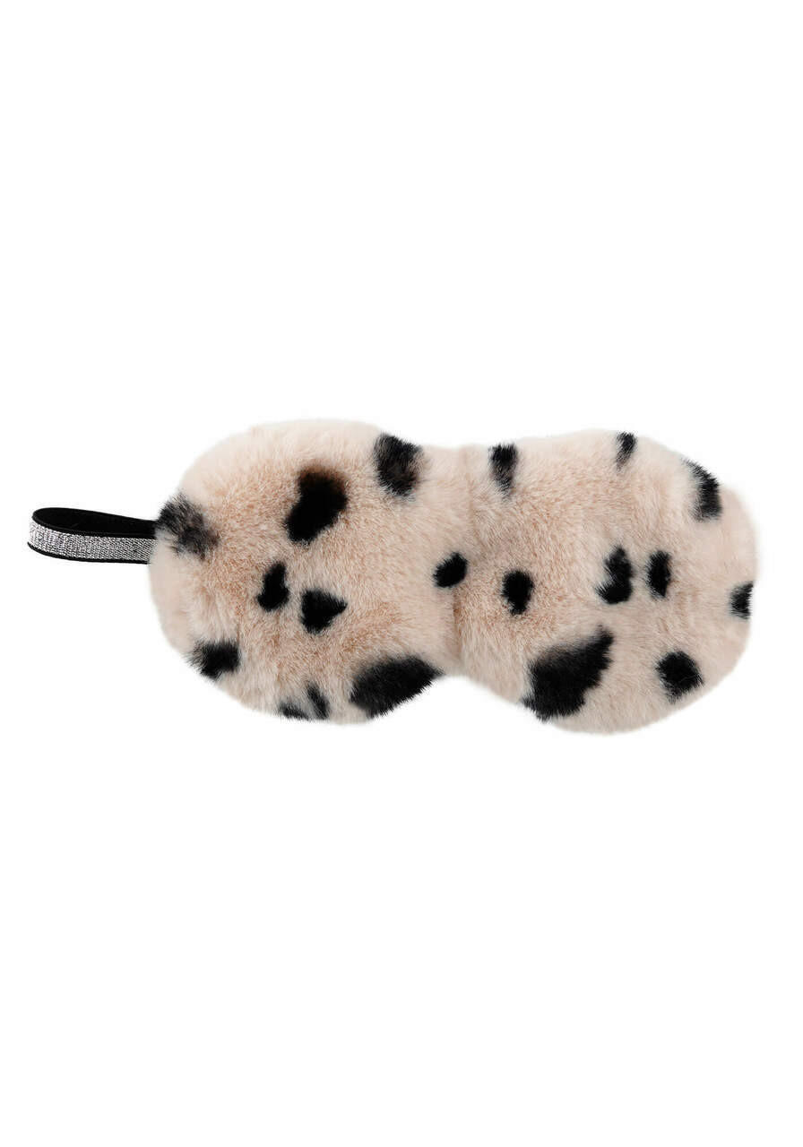 Fabulous-Furs Wild Cheetah Faux Fur Sparkle Eyemask  Fabulous-Furs Wild Cheetah Faux Fur Sparkle Eyemask