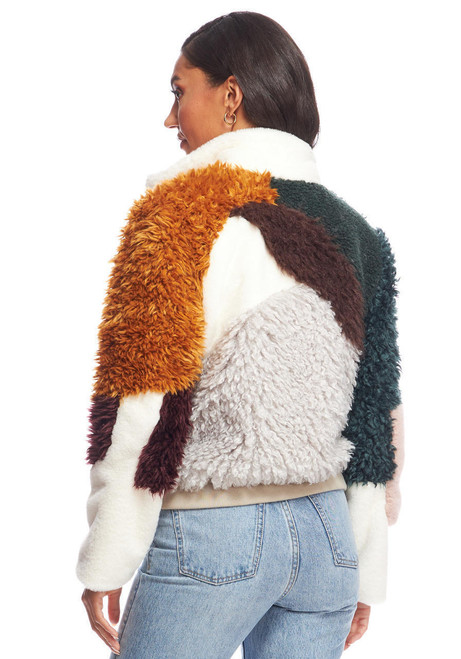 Freestyle Faux Fur Varsity Jacket   Freestyle Faux Fur Varsity Jacket