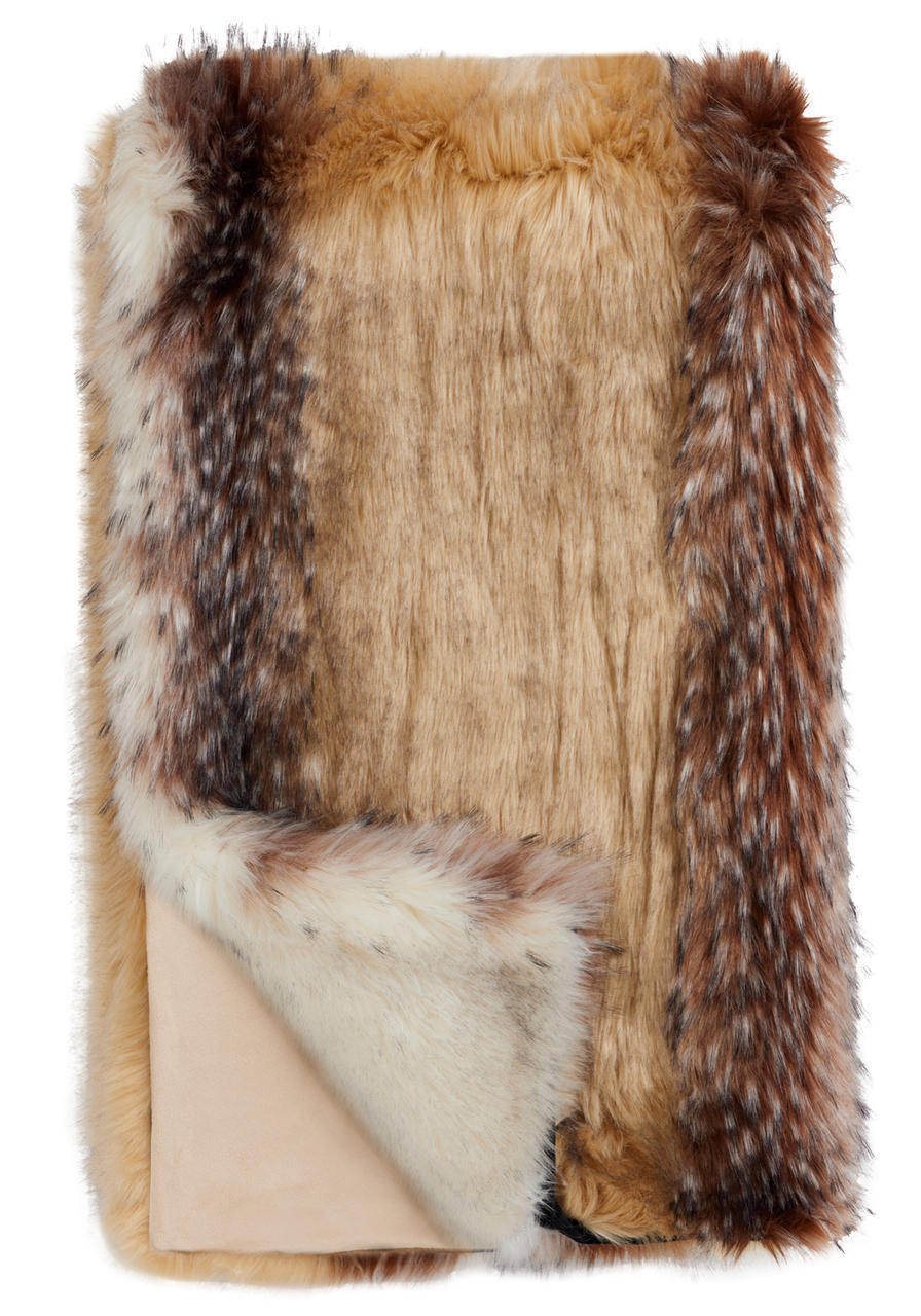 Limited Edition Arctic Wolf Faux Fur Throws   Limited Edition Arctic Wolf Faux Fur Throws