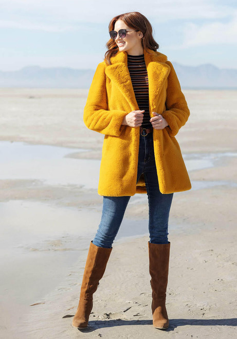 Marigold Faux Fur Le Mink Jacket   Marigold Faux Fur Le Mink Jacket