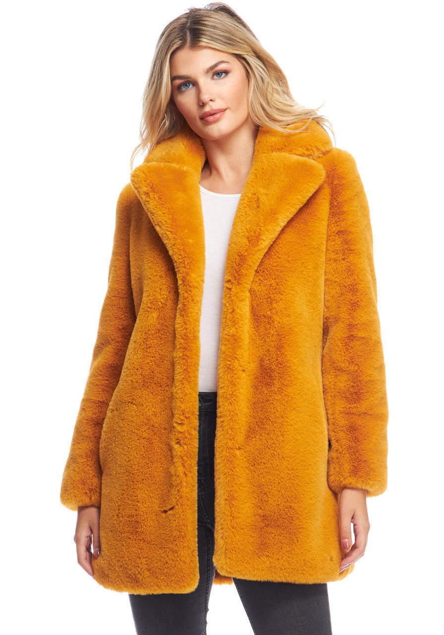 Marigold Faux Fur Le Mink Jacket   Marigold Faux Fur Le Mink Jacket