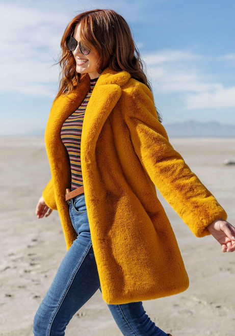 Marigold Faux Fur Le Mink Jacket   Marigold Faux Fur Le Mink Jacket